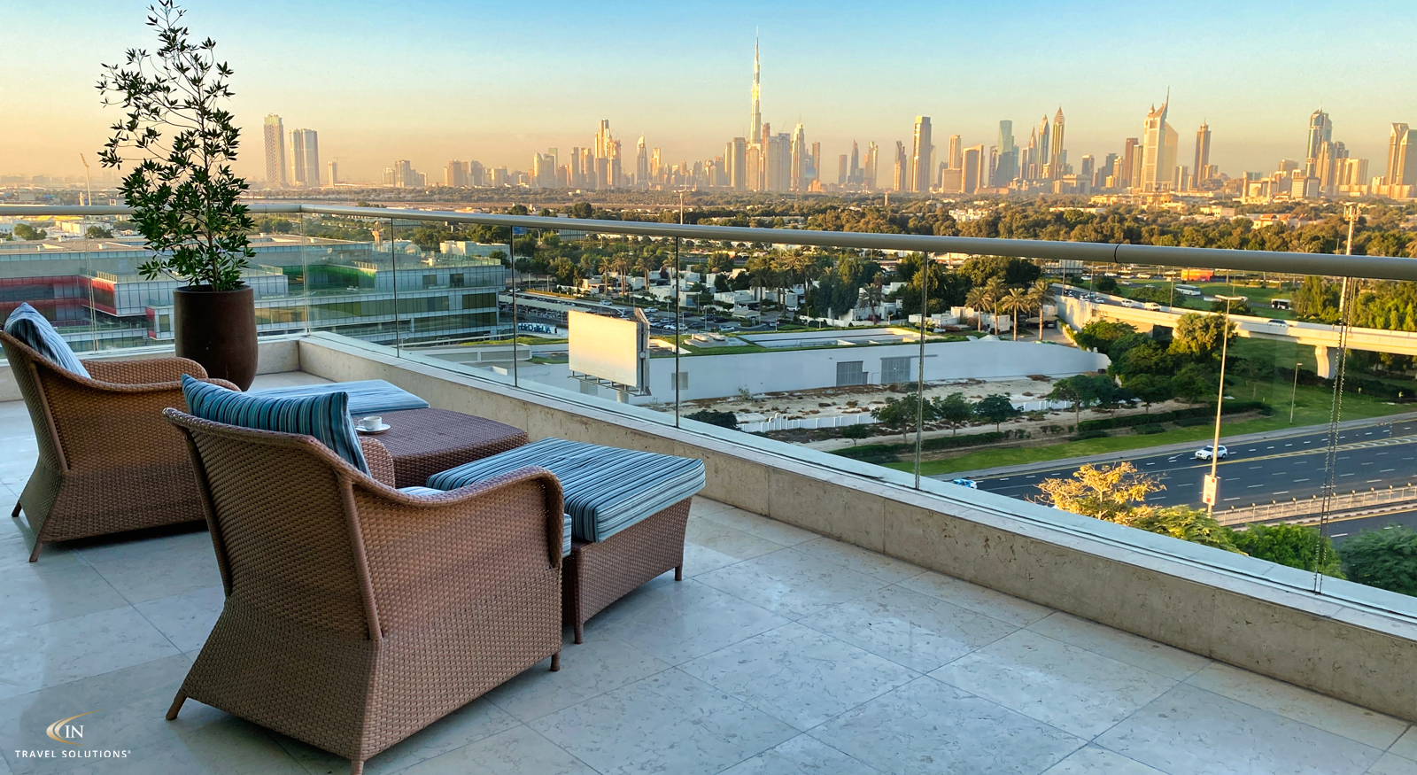 Raffles Dubai Diplomatic Suite Terrasse